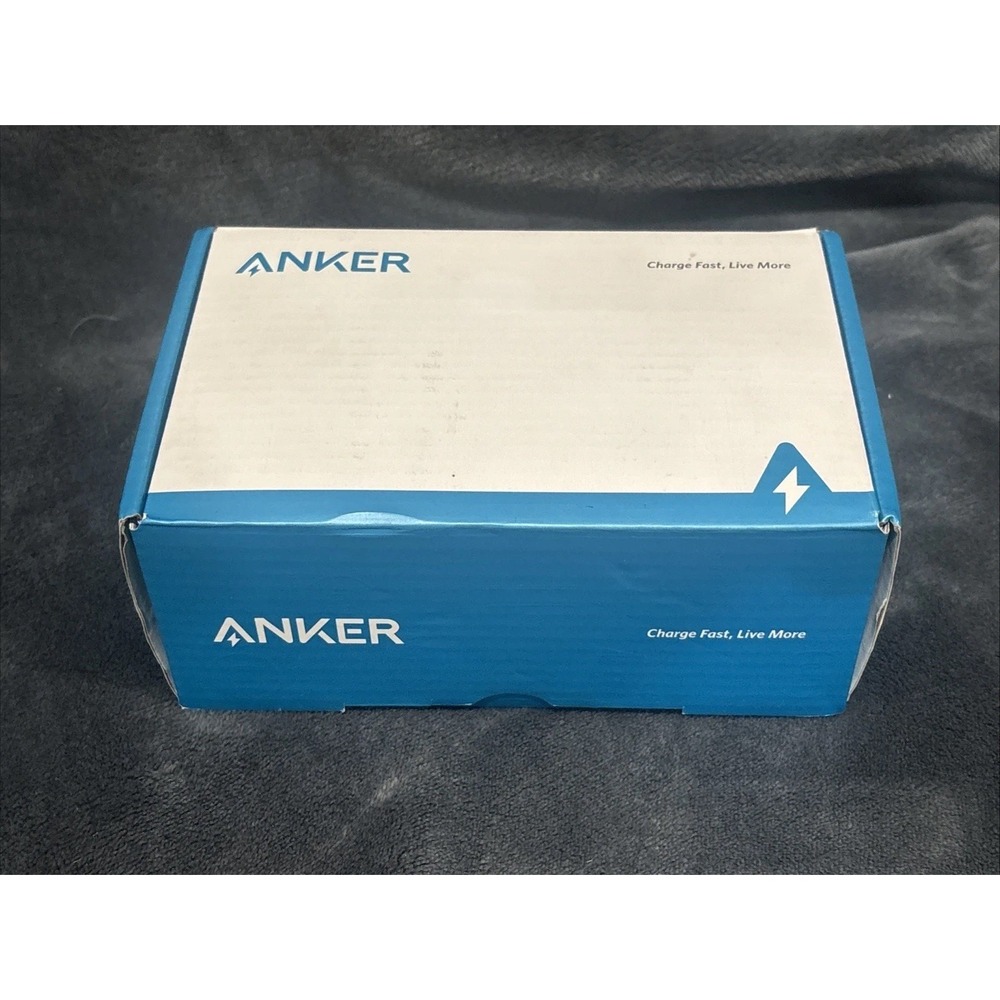 Anker‎ PowerPort Cube A2763 Power Strip 3 Outlets and 3 USB Ports  Open Box